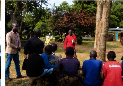 Outdoor teaching session at Klatan