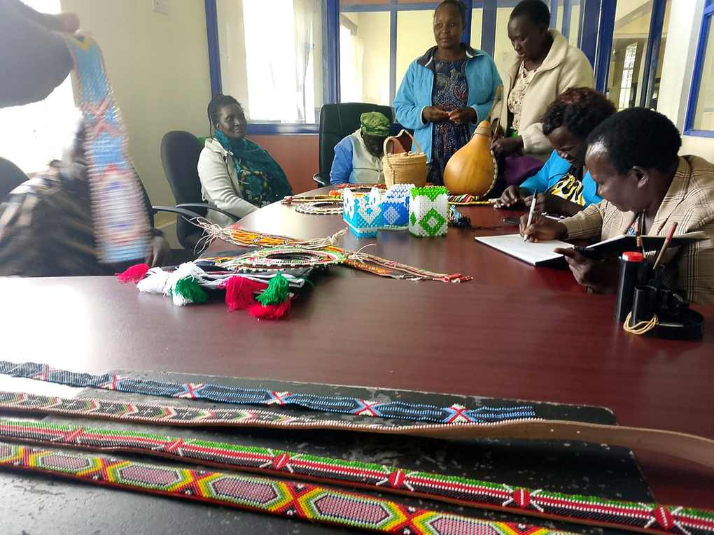 Community crafts training at Klatan
