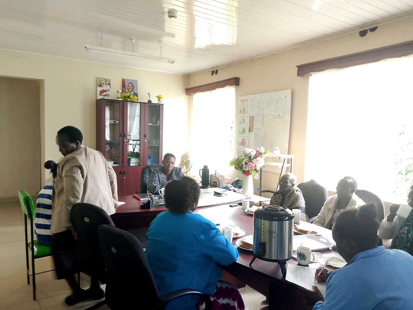 Community meeting in West Pokot
