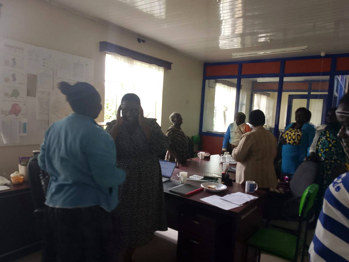 Community training gathering at Klatan